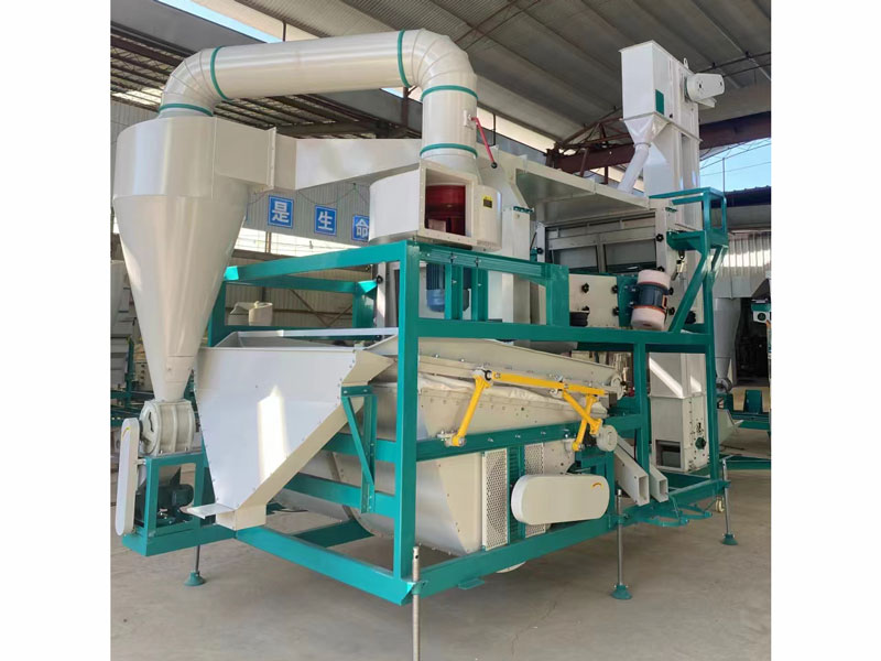 復式風篩比重清選機